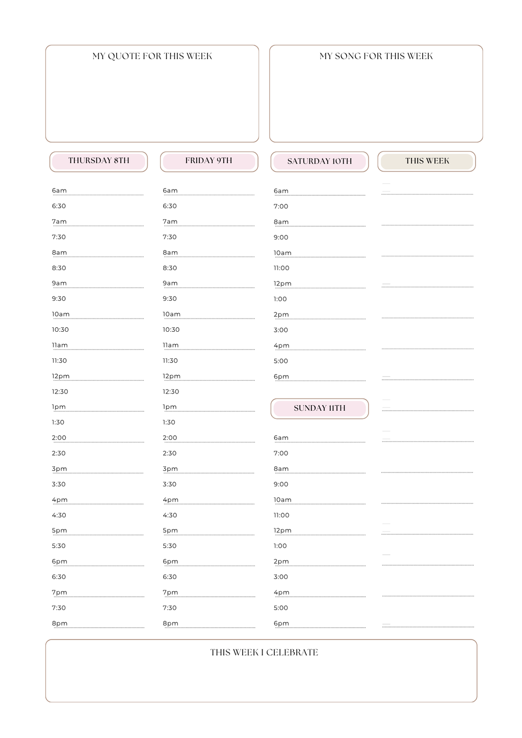 I AM Planner 2026